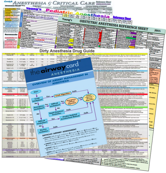 Collections - AnesthesiaReferenceSheets.com